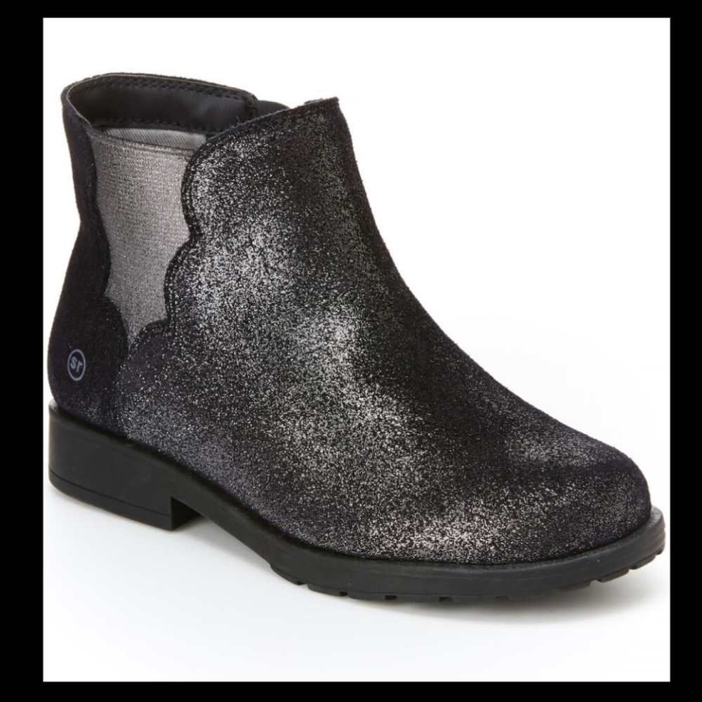 Stride Rite leather sparkle boot size 4.5, NIB